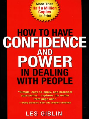cover image of How to Have Confidence and Power in Dealing with People